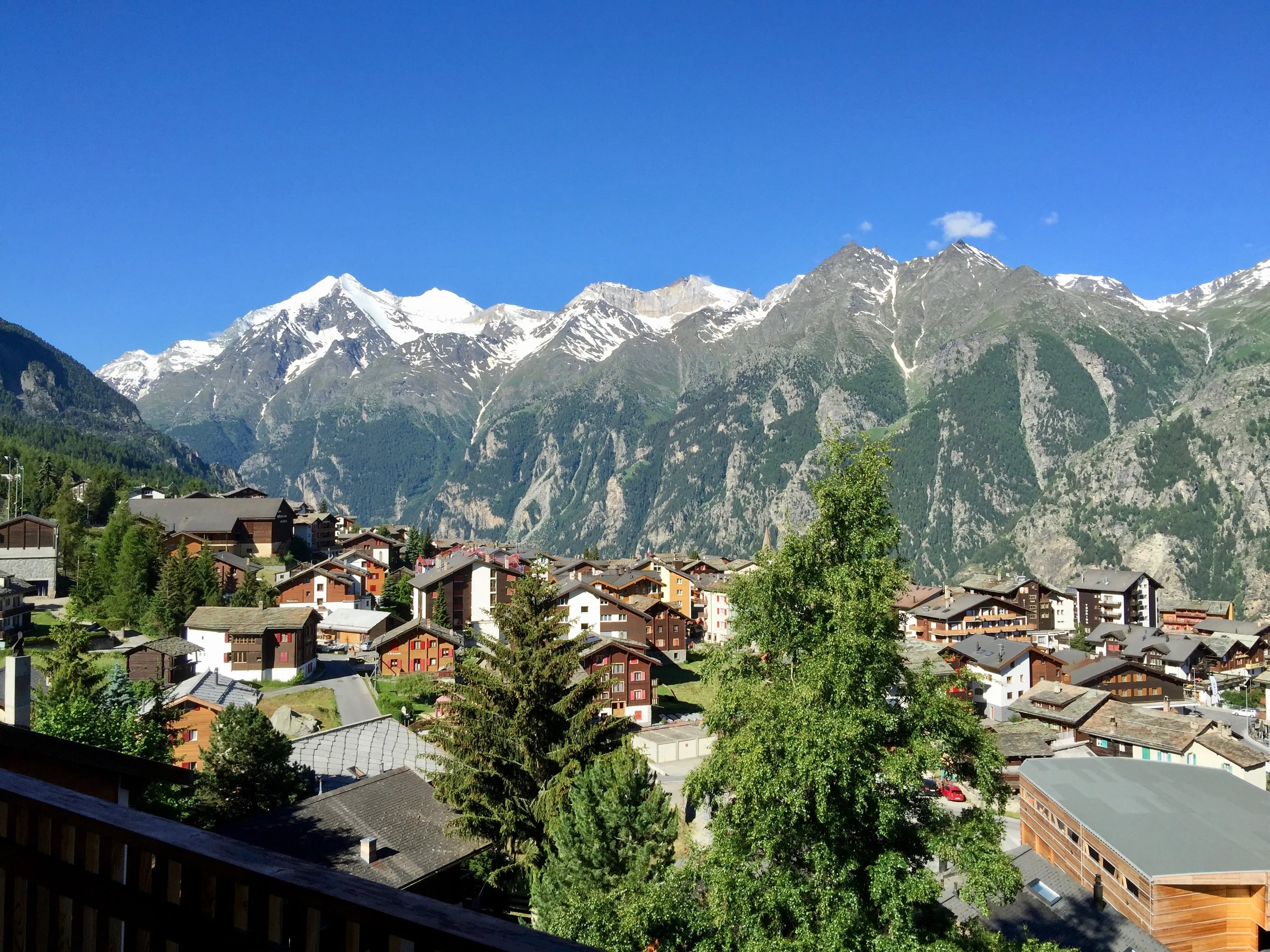 Aussicht auf die Schweizer Berge