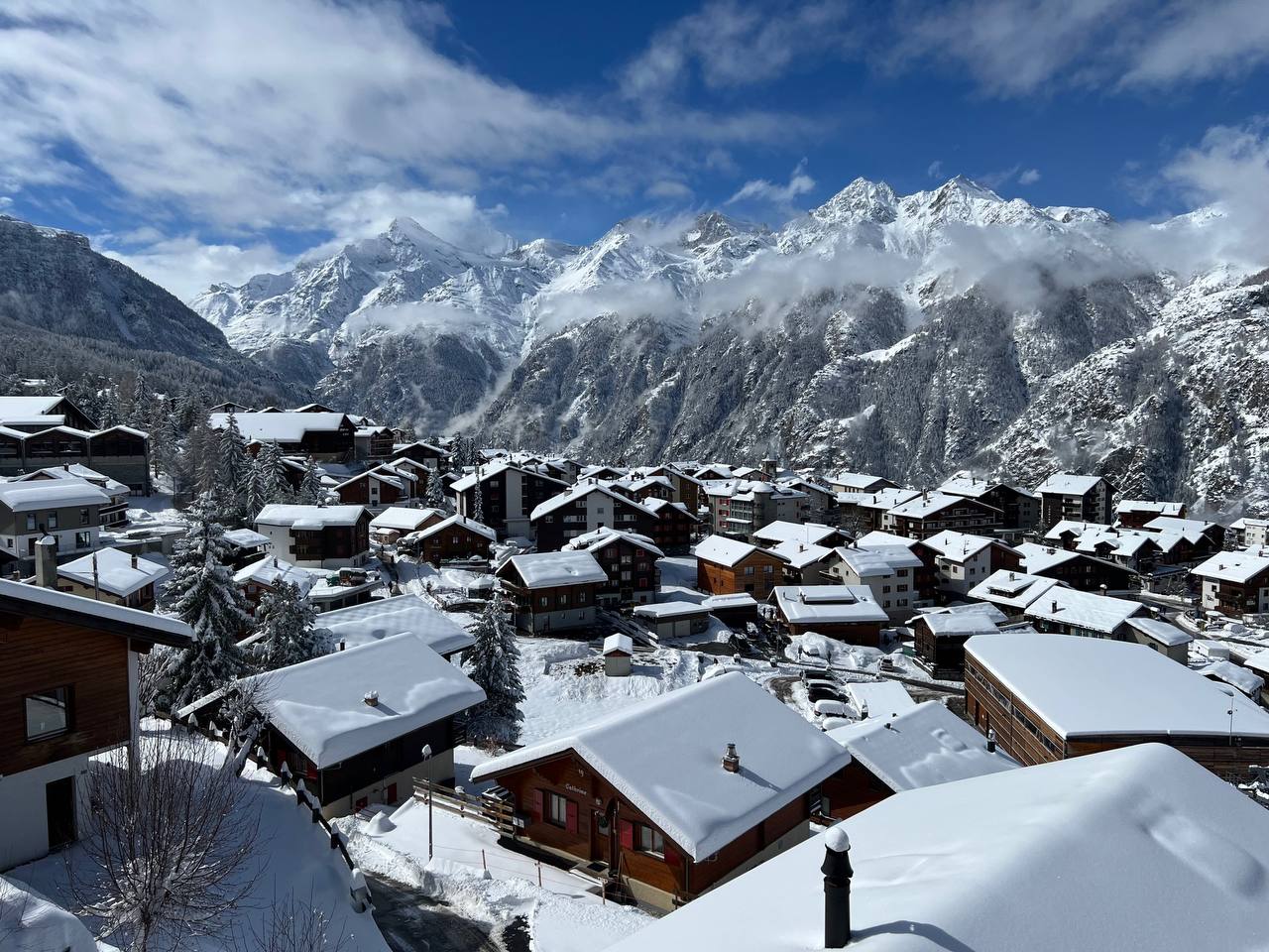 Winter in den Alpen